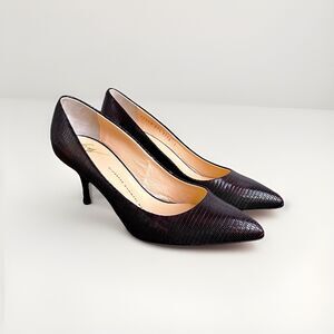 Giuseppe Zanotti Brown Snakeskin Leather Heals EU 37.5 US 7 Worn Once